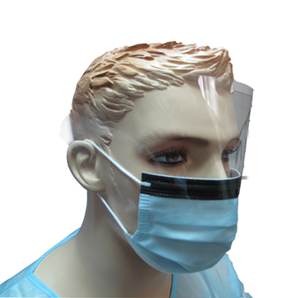Disposable EyeShield Surgical Mask with FDA510K from