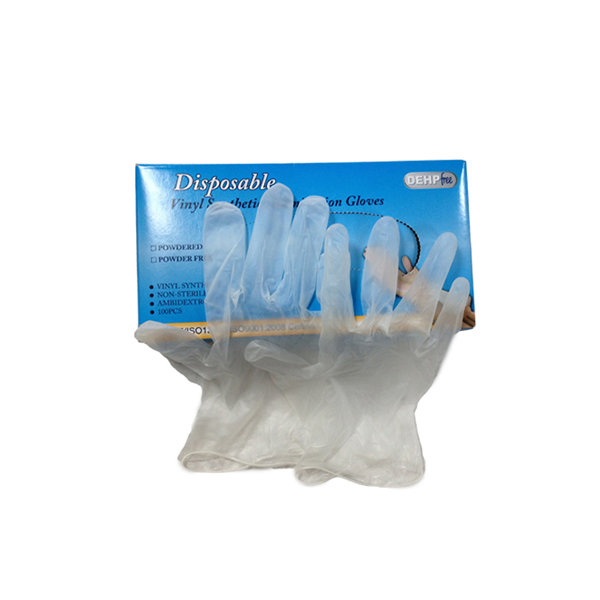 PVC gloves disposable safety medical examination vinyl gloves from